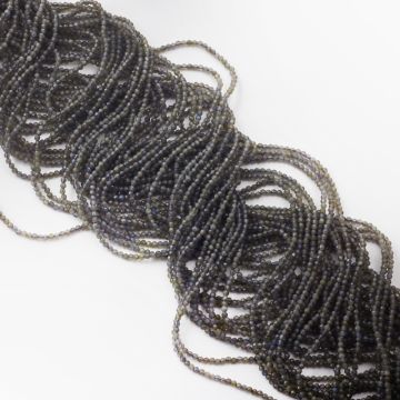 Labradoryt kulka fasetowana 2mm - na sznury