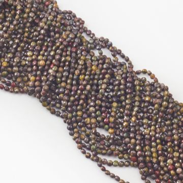 Smoczy kamień dysk fasetowany 4mm