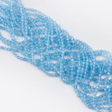 Topaz niebieski kulka fasetowana 4,5mm