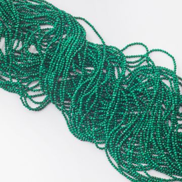 Malachit syntetyczny kulka fasetowana 2mm