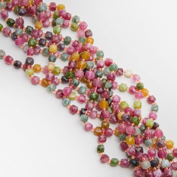 Mix kamieni kostka fasetowana 7mm