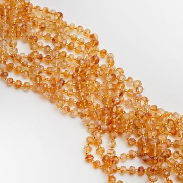 Cytryn oponka fasetowana 6x8mm