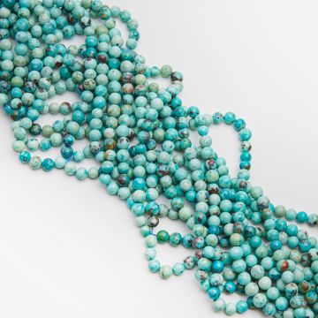 Turkus peruwiański kulka gładka 6,5mm