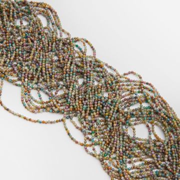 Mix szafir kulka fasetowana 2,5mm