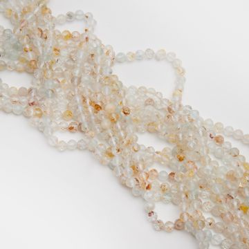 Topaz kulka fasetowana 6,5mm