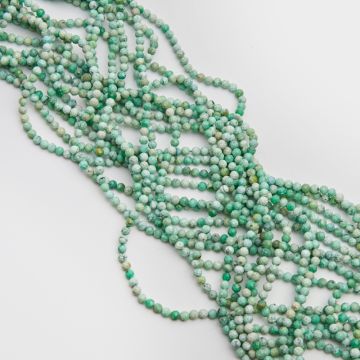 Turkus kulka fasetowana 4mm