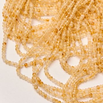 Cytryn oponka fasetowana 3x4mm