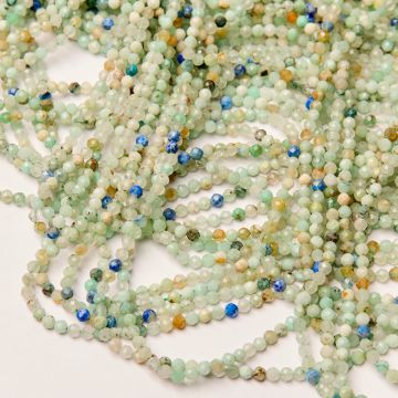 Jadeit australijski kulka fasetowana 3mm