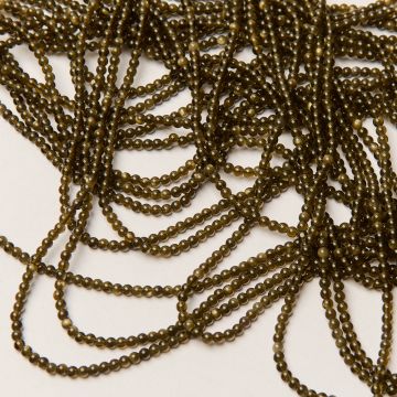 Obsydian złoty kulka gładka 3mm