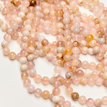 Agat pastelowy kulka gładka 9mm