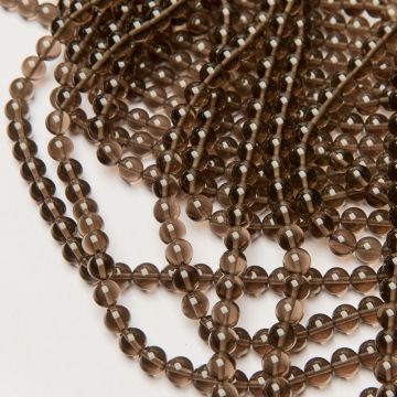 Kryształ górski dymny kulka gładka 8,5mm