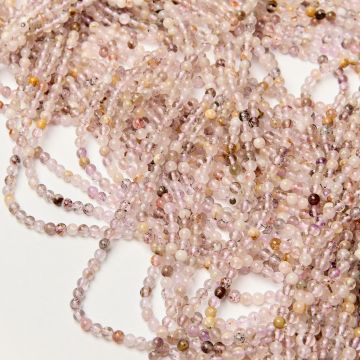 Mix kryształów górskich kulka gładka 4mm