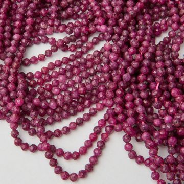 Rubin kulka fasetowana 4.5mm