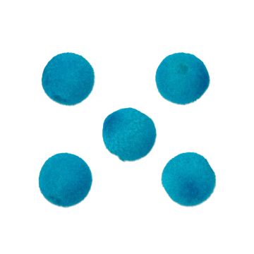 Kulki welurowe 12mm niebieskie