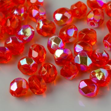 Fire Polish Hyacinth AB (X90060) 4mm