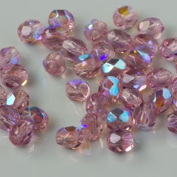 Fire Polish Amethyst AB (X20040) 4mm