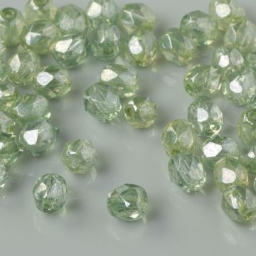 Fire Polish Luster - Transparent Lt. Green (LS00030) 4mm