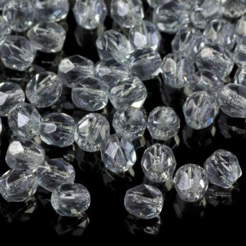 Fire Polish Luster - Blue (LF00030) 4mm