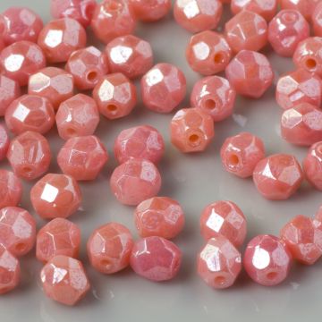 Fire Polish  Luster - Carnation Pink (L73030) 4mm