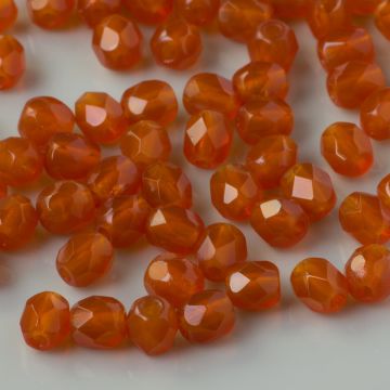 Fire Polish Dark Milky Caramel (12010) 4mm