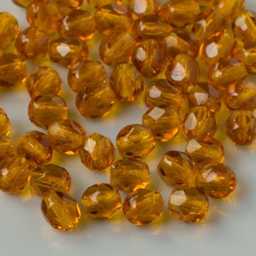 Fire Polish Dark Topaz (10090) 4mm