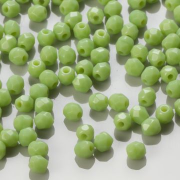 Fire Polish Opaque - Olivine (53200) 3mm