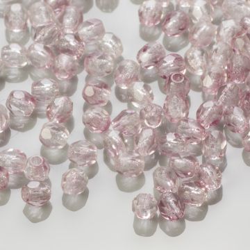 Fire Polish Crystal/Amethyst (20061) 3mm