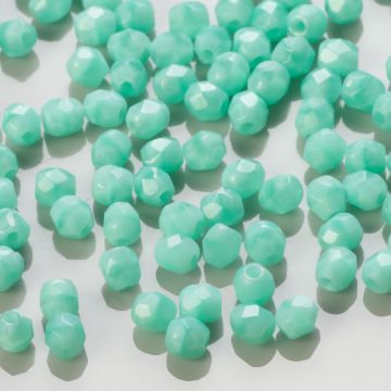 Fire Polish Opaque - Azur Turquoise (54220) 3mm