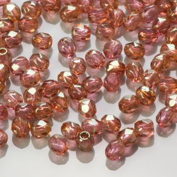 Fire Polish Luster - Pink (LK00030) 3mm
