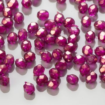 Fire Polish Halo - Madder Rose (69260CR) 3mm