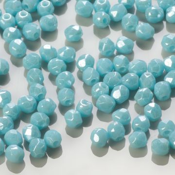 Fire Polish Luster - Sky Blue Coral (L63020) 3mm