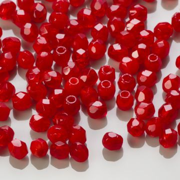 Fire Polish Opal Red (91250) 3mm