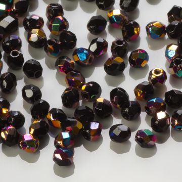 Fire Polish Vitex - Jet (VX23980) 3mm