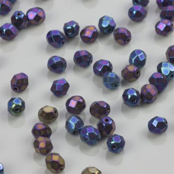 Fire Polish Iris Blue (21435JT) 6mm