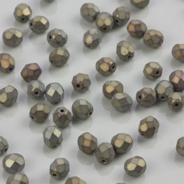 Fire Polish Matte - Iris Brown (21115JT) 6mm