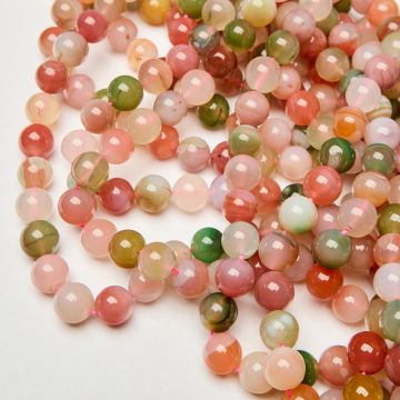 Agat cukierkowy kulka gładka 12,5mm