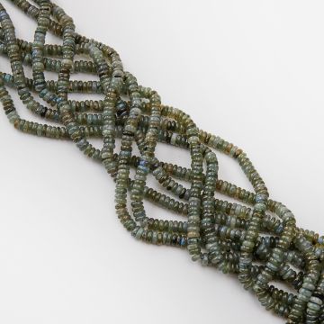 Labradoryt krążek płaski 6x2,5mm