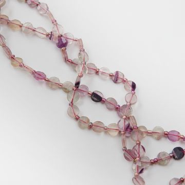 Fluoryt krążek fasetowany 8x3,5mm