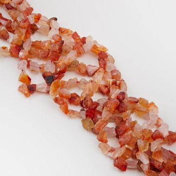 Agat karneolowy bryłka surowa 6-15mm