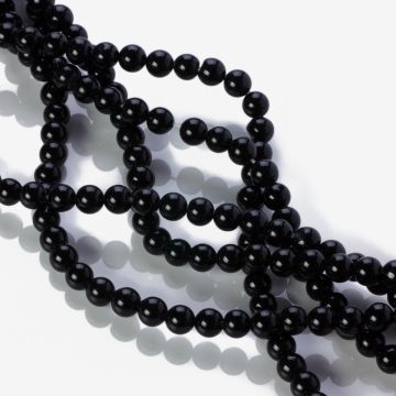 Onyks kulka gładka czarny 6mm