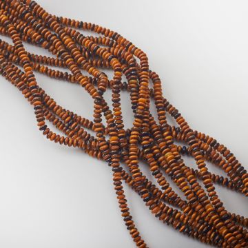 Tygrysie oko oponka gładka 2x4mm