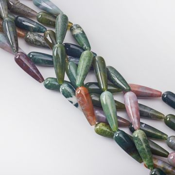 Agat indyjski kropla gładka 30mm