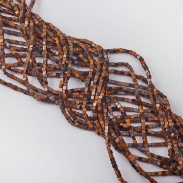 Tygrysie oko kostka gładka 2,5mm