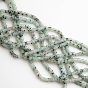 Jaspis lotus krążek gładki 2,5x4,5mm