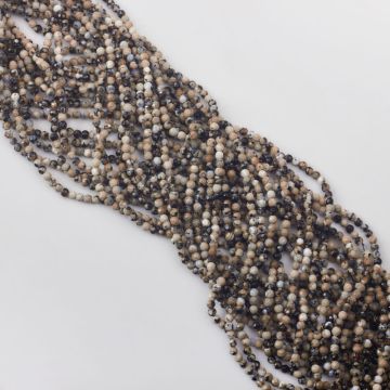 Agat zimowy kulka fasetowana 3mm