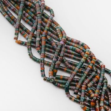 Agat indyjski krążek gładki 3x6mm