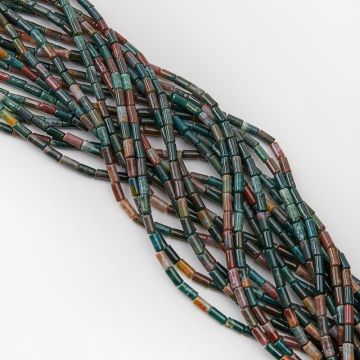 Agat indyjski słupek gładki 4,5x9mm