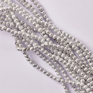 Lawa kulka platerowana srebrna 5mm