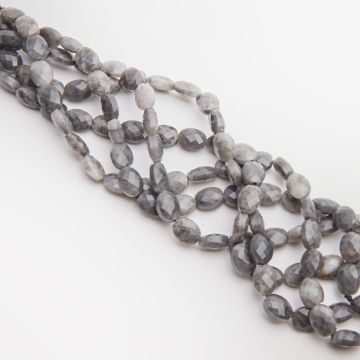 Sokole oko owal fasetowany 8,5x6,5mm