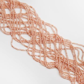 Cyrkonia kostka fasetowana szampańska 2,5mm